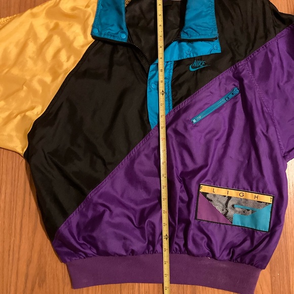 Vintage vtg Nike air flight windbreaker multicolor. - Picture 8 of 16